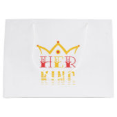 Grand Sac Cadeau Son Roi (Devant)