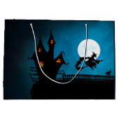 Grand Sac Cadeau Sorcière volante (Dos)