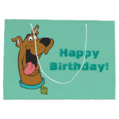 Grand Sac Cadeau Sortie de la langue Scooby-Doo (Dos)
