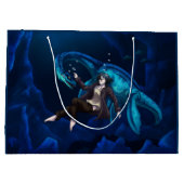 Grand Sac Cadeau Sous l'eau avec Plesiosaurus (Dos)