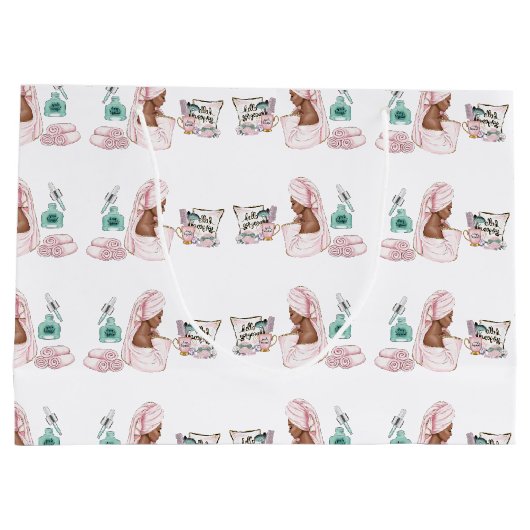 Grand Sac Cadeau Spa Anniversaire Pamper fête d'anniversaire (Dos)