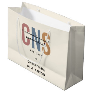 Grand Sac Cadeau Spécialiste en soins infirmiers cliniciens du Serv