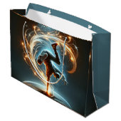 Grand Sac Cadeau "Spotlight Groove" - dansant sous les projecte (Dos Angle)