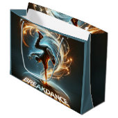 Grand Sac Cadeau "Spotlight Groove" - dansant sous les projecte (Devant Angle)