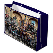 Grand Sac Cadeau Stand à vélos (Devant Angle)