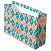 Grand Sac Cadeau Starburst Pattern (Devant Angle)