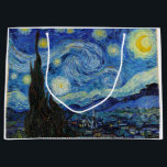 Grand Sac Cadeau Starry Night, Vincent van Gogh<br><div class="desc">Vincent Willem van Gogh (30 mars 1853 - 29 juillet 1890) était un peintre post-impressionniste hollandais qui est l'une des figures les plus célèbres et influentes de l'histoire de l'art occidental. En un peu plus de dix ans, il a créé environ 2100 oeuvres, dont environ 860 peintures à l'huile, dont...</div>