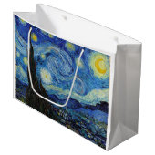 Grand Sac Cadeau Starry Night, Vincent van Gogh (Devant Angle)