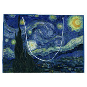 Grand Sac Cadeau Starry Night Vincent van Gogh Art Peinture (Dos)