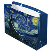 Grand Sac Cadeau Starry Night Vincent van Gogh Art Peinture (Dos Angle)