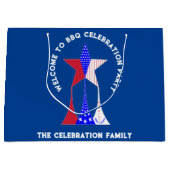 Grand Sac Cadeau Stars et rayures Patriot (Devant)