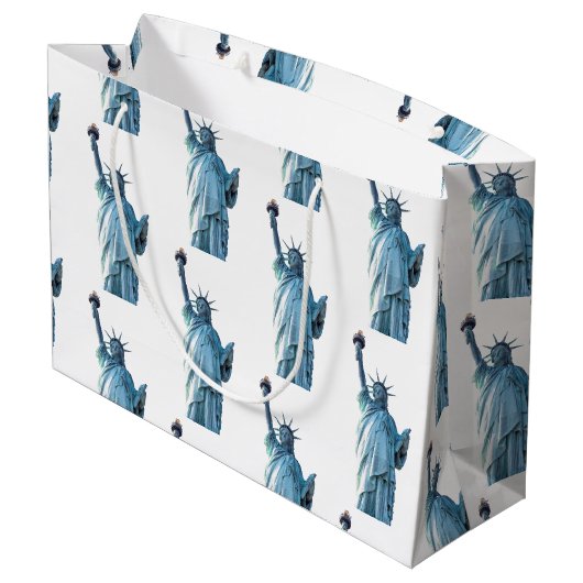 Grand Sac Cadeau Statue de la liberté (Dos Angle)