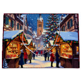 Grand Sac Cadeau Strasbourg, France Noël   (Devant)