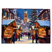 Grand Sac Cadeau Strasbourg, France Noël   (Dos)