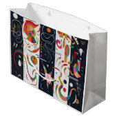 Grand Sac Cadeau Stripes, Wassily Kandinsky (Dos Angle)