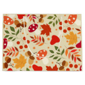 Grand Sac Cadeau style automne (Devant)