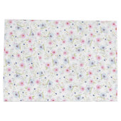 Grand Sac Cadeau Style de fleurs (Dos)