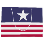 Grand Sac Cadeau Style patriotique américain (Dos)