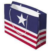 Grand Sac Cadeau Style patriotique américain (Dos Angle)