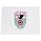Grand Sac Cadeau Style Varsity de football de Miami (Devant)