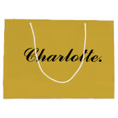 Grand Sac Cadeau Stylish Large Personalized Gift Bag with Name (Dos)