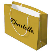 Grand Sac Cadeau Stylish Large Personalized Gift Bag with Name (Dos Angle)