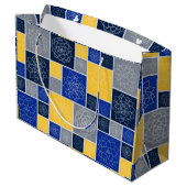 Grand Sac Cadeau Succulents stellaires (Dos Angle)