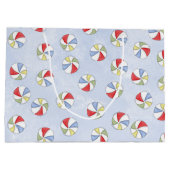 Grand Sac Cadeau Summer mignonne Beach Balls Motif (Dos)