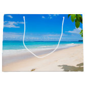 Grand Sac Cadeau Sun Sand et Surf Tropical Beach (Devant)