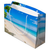 Grand Sac Cadeau Sun Sand et Surf Tropical Beach (Dos Angle)