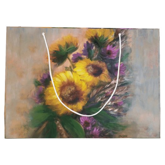 Grand Sac Cadeau Sunflower Breeze by Jason Street (Dos)
