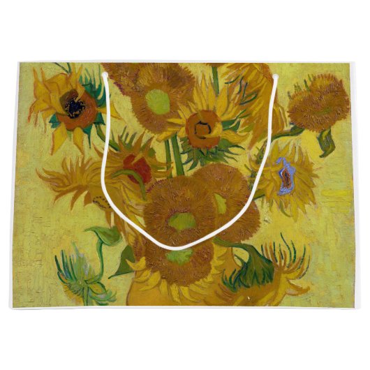 Grand Sac Cadeau Sunflower, Vincent van Gogh, 1889 (Devant)