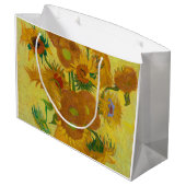 Grand Sac Cadeau Sunflower, Vincent van Gogh, 1889 (Dos Angle)
