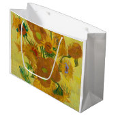 Grand Sac Cadeau Sunflower, Vincent van Gogh, 1889 (Devant Angle)