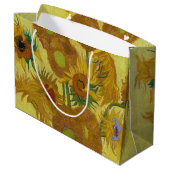 Grand Sac Cadeau Sunflowers, Vincent van Gogh (Dos Angle)