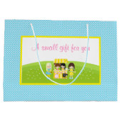 Grand Sac Cadeau Sunshine et Lemonade Anniversaire (Dos)