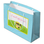 Grand Sac Cadeau Sunshine et Lemonade Anniversaire (Dos Angle)