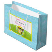 Grand Sac Cadeau Sunshine et Lemonade Anniversaire (Devant Angle)