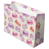 Grand Sac Cadeau Sunshine Macarons (Devant Angle)