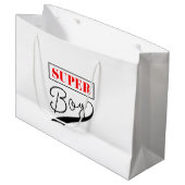 Grand Sac Cadeau Super Boy (Devant Angle)