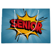 Grand Sac Cadeau Super Hero Senior (Devant)