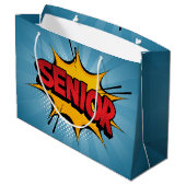Grand Sac Cadeau Super Hero Senior (Dos Angle)
