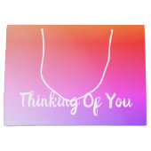 Grand Sac Cadeau Super Jolie Pensée De Vous (Devant)