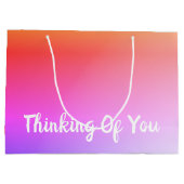 Grand Sac Cadeau Super Jolie Pensée De Vous (Dos)