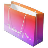 Grand Sac Cadeau Super Jolie Pensée De Vous (Devant Angle)