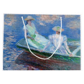 Grand Sac Cadeau Sur le bateau, Monet (Dos)