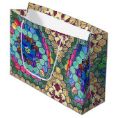 Grand Sac Cadeau Surface composée maison (Devant Angle)
