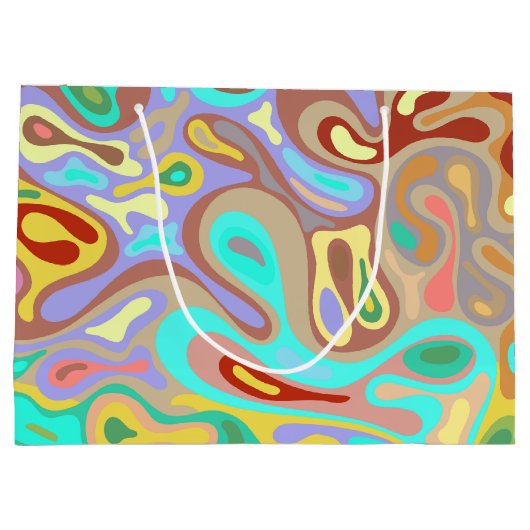 Grand Sac Cadeau Surface liquide 12 (Dos)