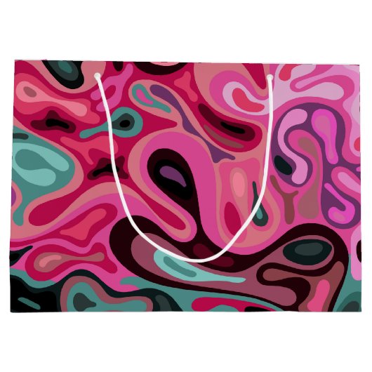 Grand Sac Cadeau Surface liquide 5 (Dos)