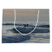 Grand Sac Cadeau Surfer attend (Devant)